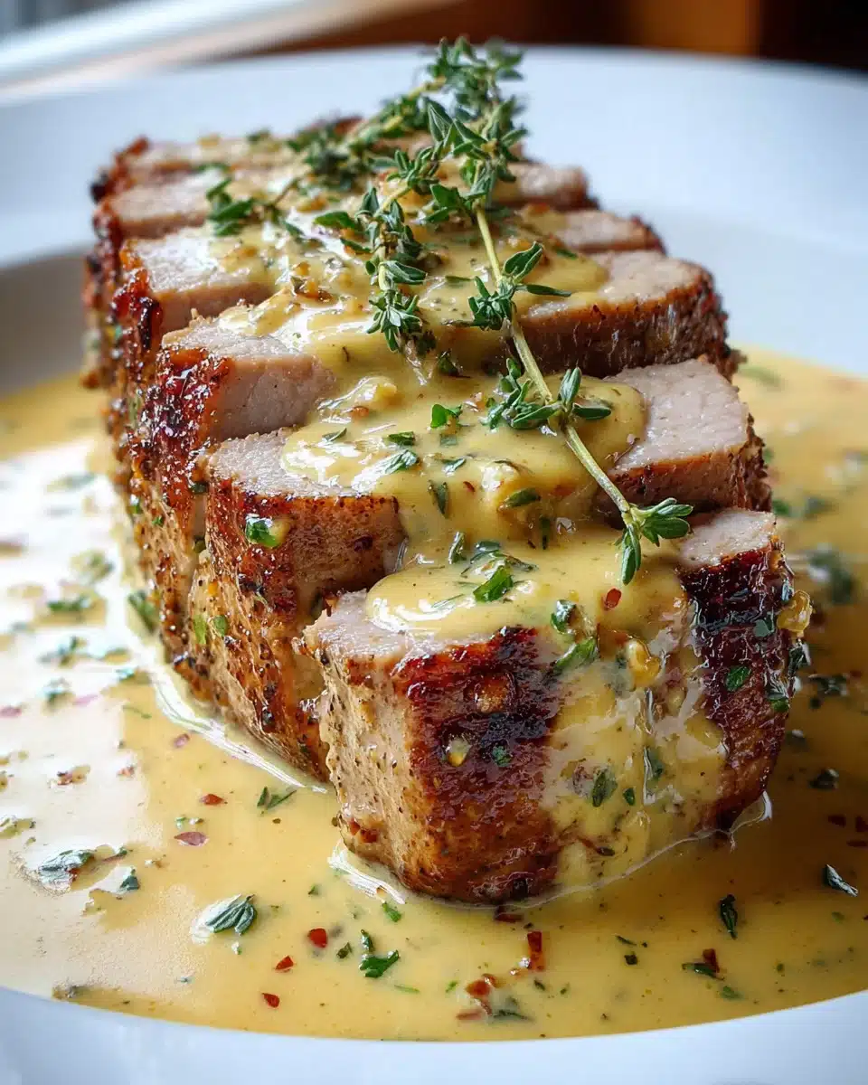 Zartes Rinderfilet mit Cremiger Dijon-Senf-Sahnesauce Rezept