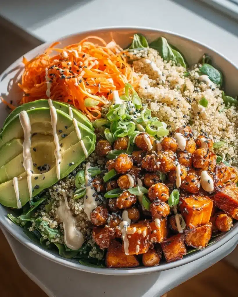 Miso Glazed Sweet Potato Bowl – Gesund und lecker genießen!