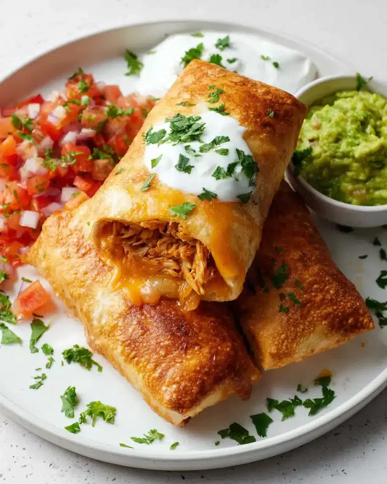 Das beste Chicken Chimichangas Rezept für Feinschmecker!