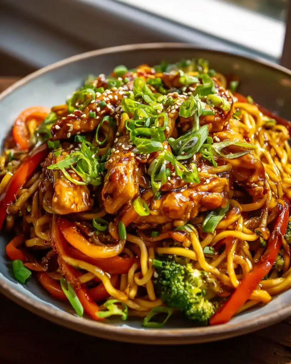 Schnelle aromatische Teriyaki-Hähnchen-Nudeln Rezept 4 Schnelle aromatische Teriyaki-Hähnchen-Nudeln Rezept