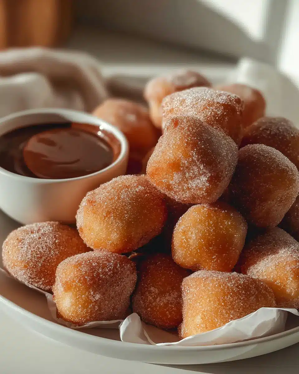 Leckere Churro Bites aus der Heißluftfritteuse Rezept 4 Leckere Churro Bites aus der Heißluftfritteuse Rezept