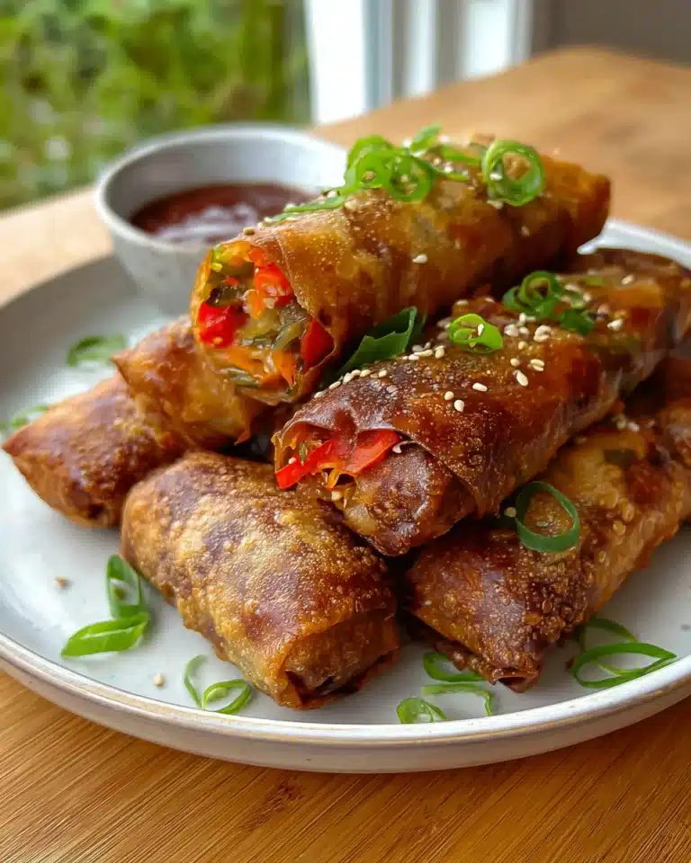 Crispy Frühlingsrollen Airfryer – Knusprig und lecker genießen!