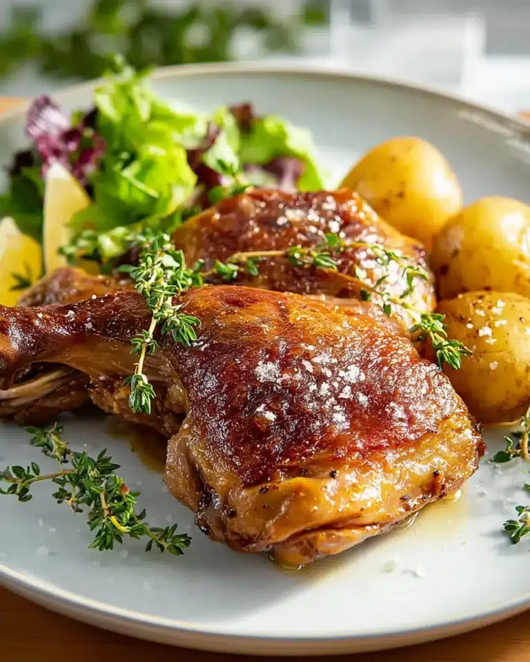 Entdecke das perfekte Entenconfit-Rezept für Feinschmecker!