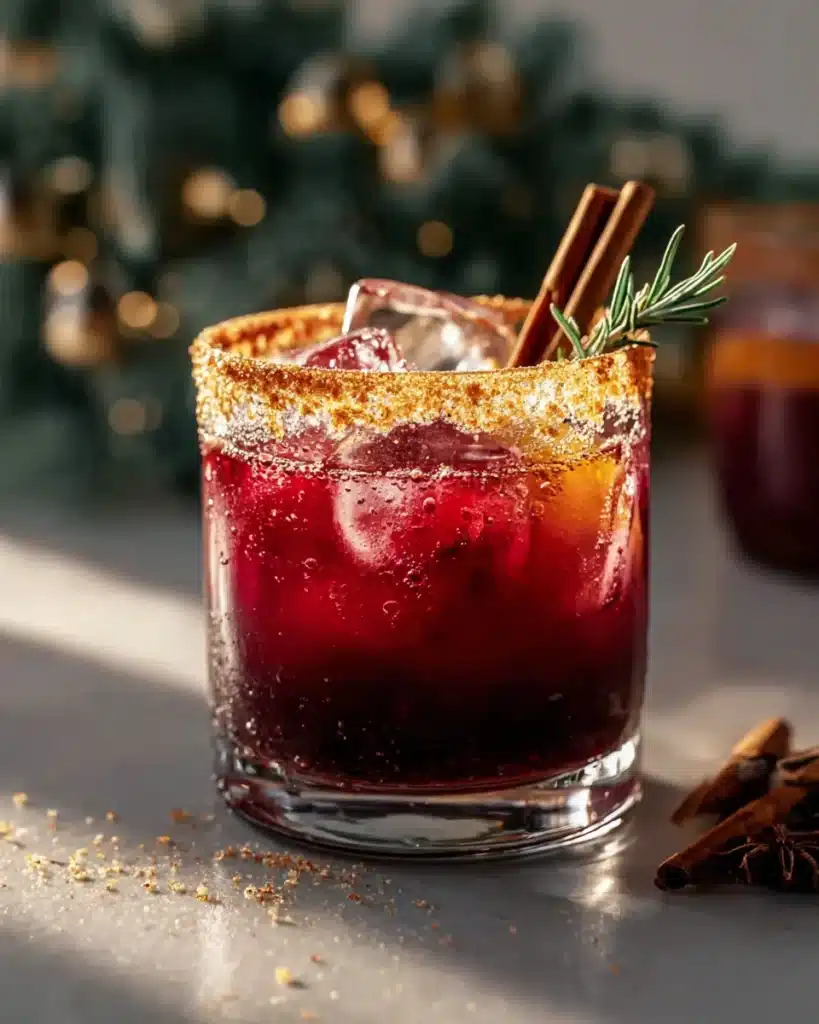 Gewürzte Weihnachts-Margarita: Festlicher Genuss ohne Alkohol