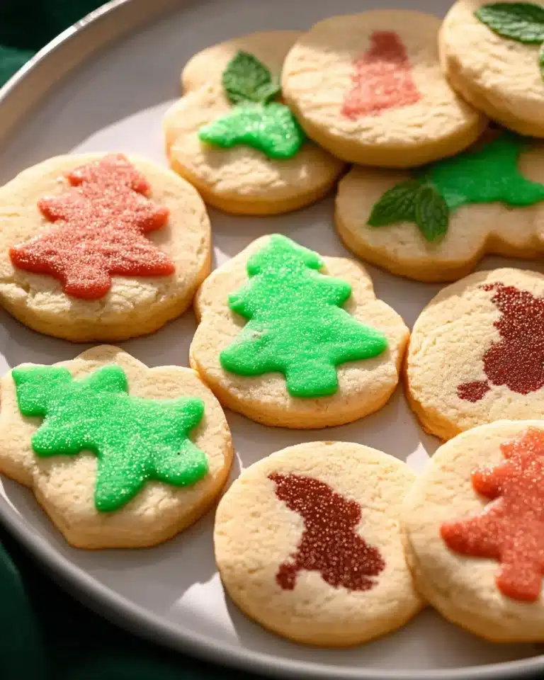 Leckere Slice And Bake Weihnachtskekse für die Festtage