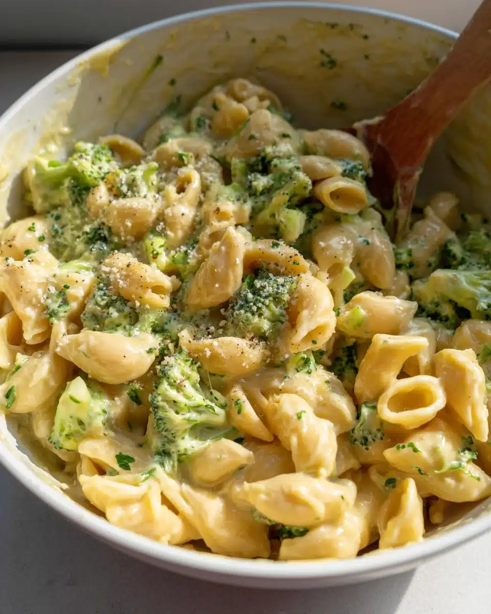 Gesunde One Pot Brokkoli Mac and Cheese - Lecker und einfach! 4 Gesunde One Pot Brokkoli Mac and Cheese - Lecker und einfach!