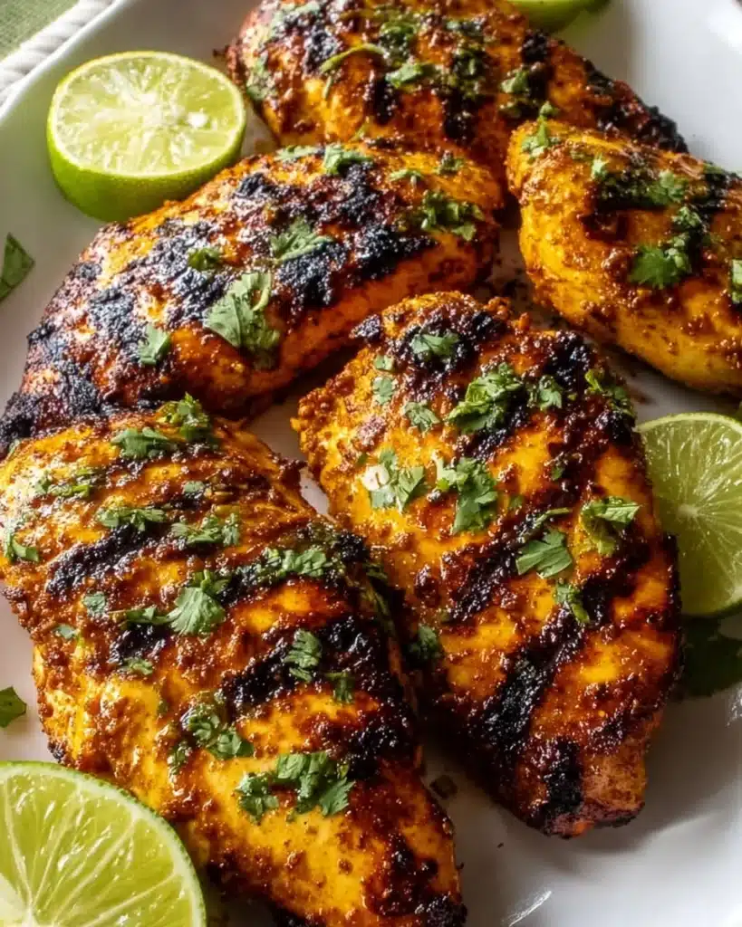 Saftiges, würziges gegrilltes kubanisches Hähnchen Rezept