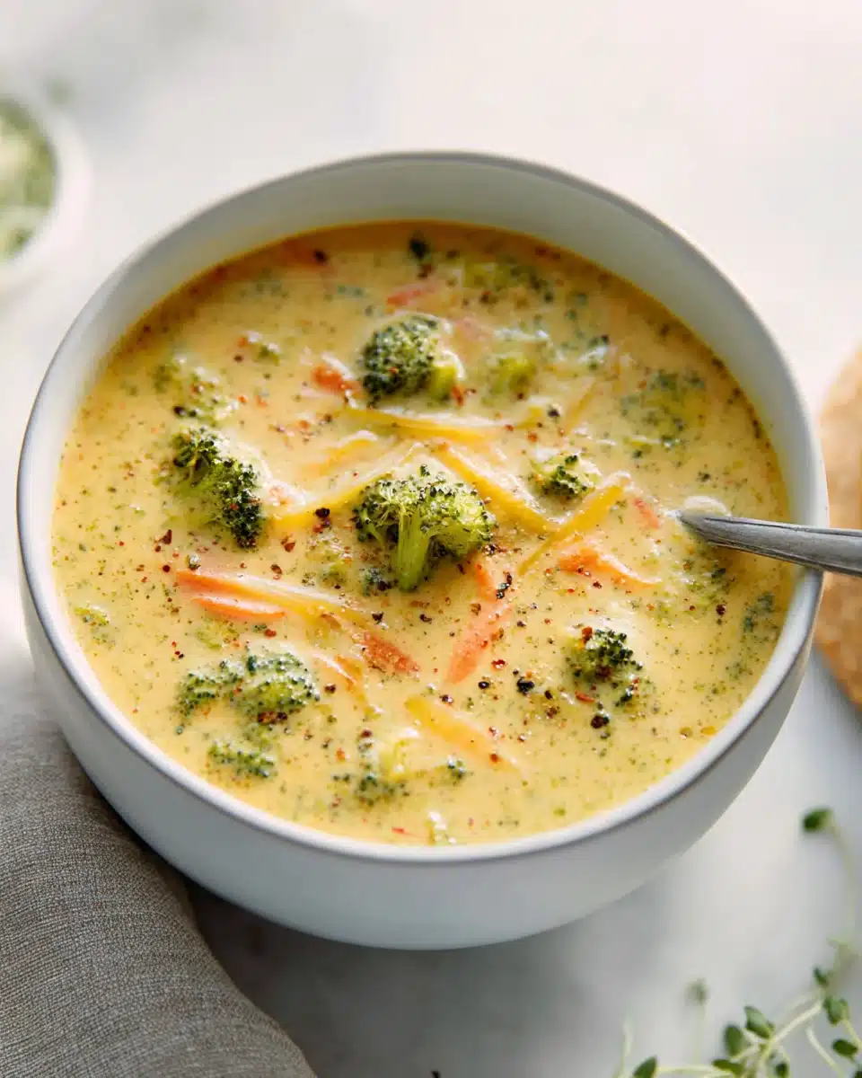 Köstliche Broccoli Cheddar Suppe – Einfaches Rezept zum Nachkochen