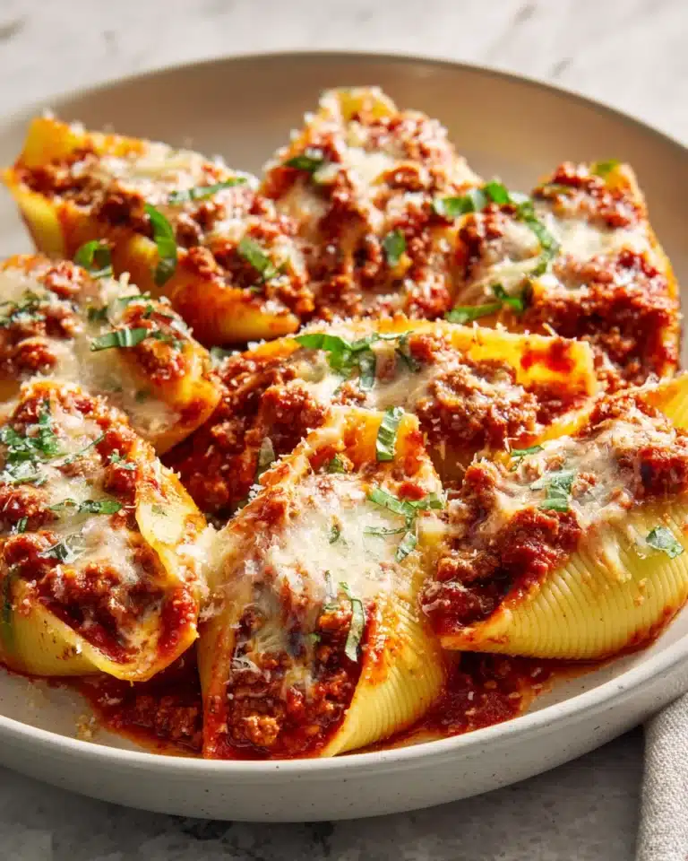 Käse-Rinderhack-Muschelnudeln: Herzhaft & unwiderstehlich!