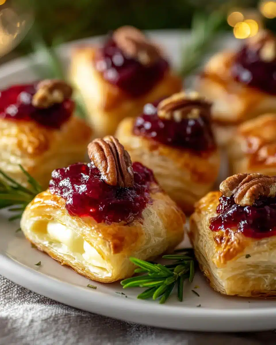 Einfache und elegante Cranberry Brie Bites für Feiertage 4 Einfache und elegante Cranberry Brie Bites für Feiertage
