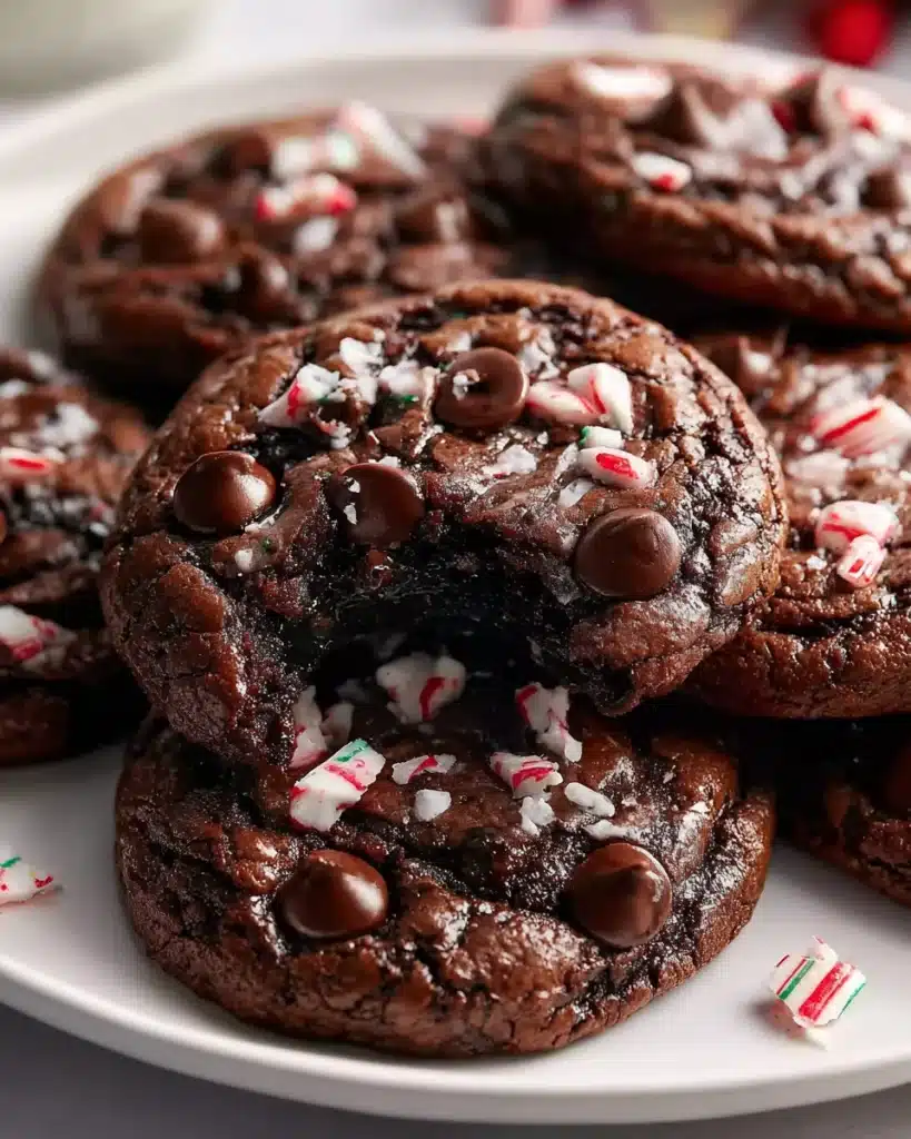 Pfefferminz-Brownie-Cookies: Dein süßer Wintertraum