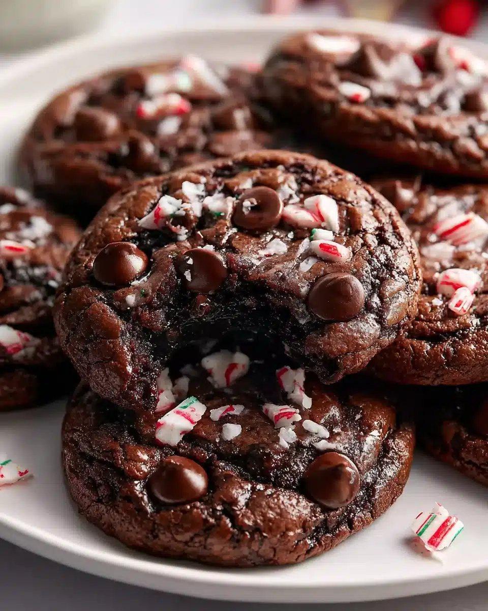 Pfefferminz-Brownie-Cookies: Dein süßer Wintertraum 4 Pfefferminz-Brownie-Cookies: Dein süßer Wintertraum