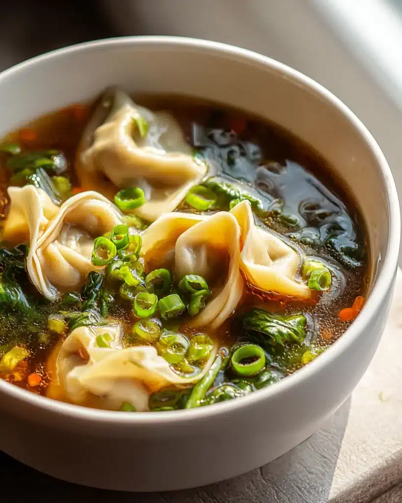 Wärmende Rindfleisch Potsticker Suppe: Eine köstliche Umarmung