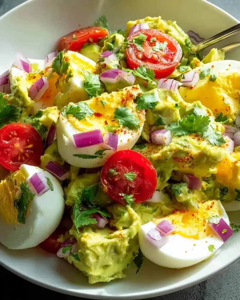 Workout Ei Avocado Salat: Proteinreich, gesund & lecker!