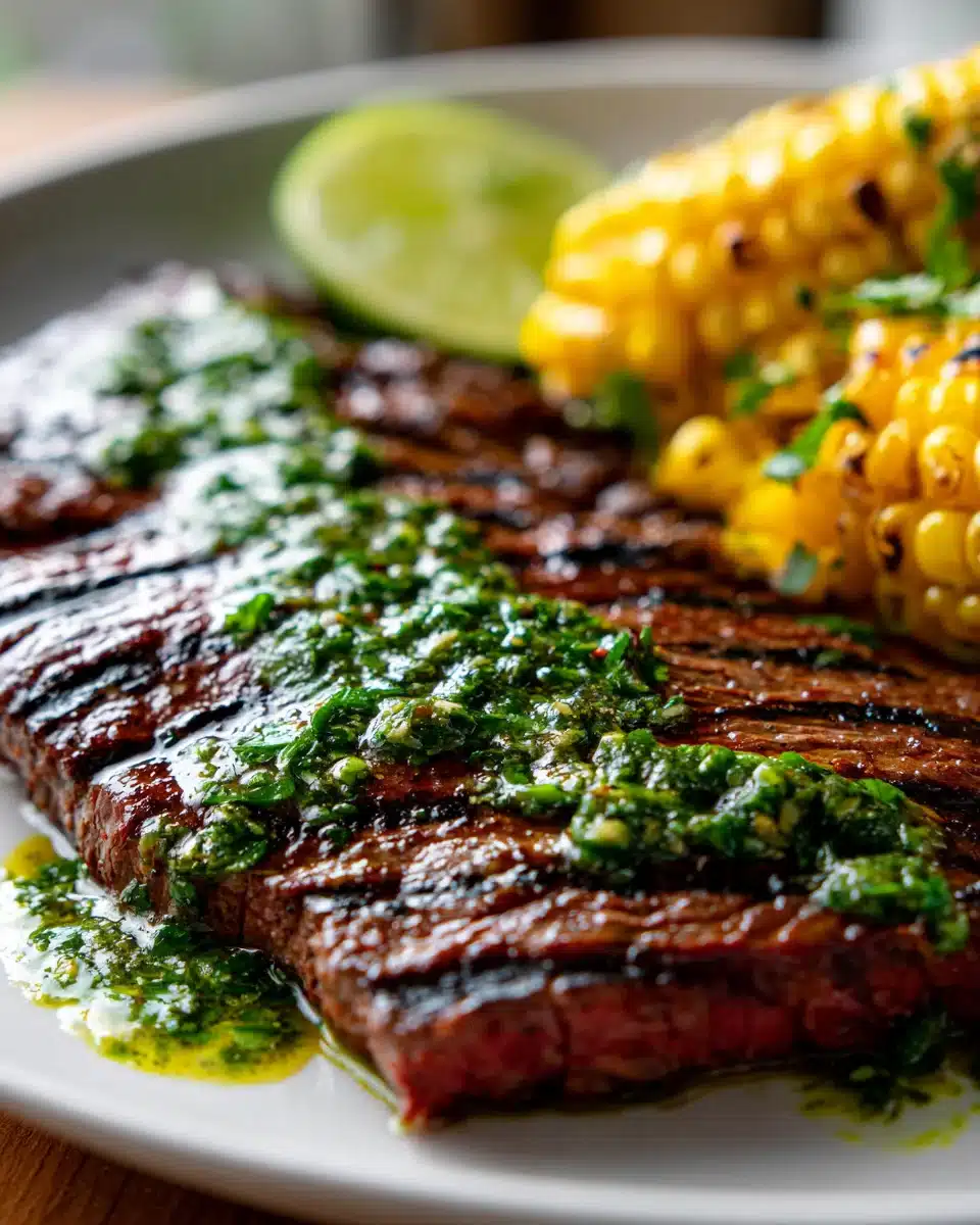 Gegrilltes Chimichurri Flank Steak & Mais – Zart & Saftig! 5 Gegrilltes Chimichurri Flank Steak & Mais – Zart & Saftig!