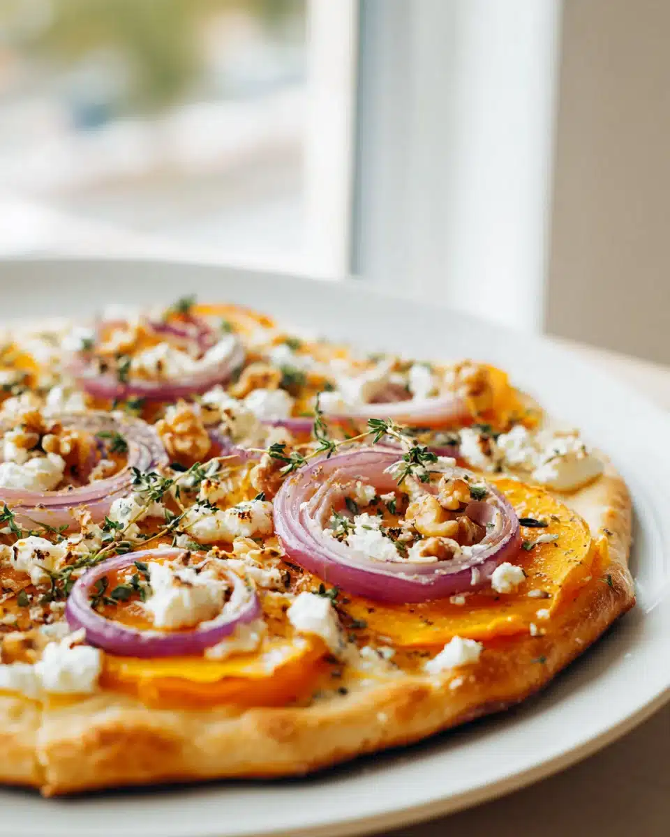 Kürbis-Feta Flammkuchen: Schnell & einfach – Dein Minutenrezept