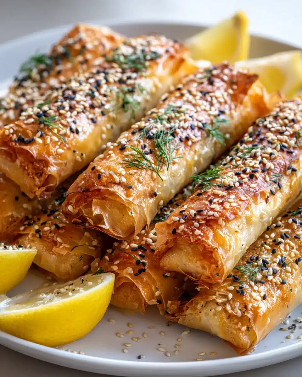 Knusprige Ofen Feta Rollchen: Einfach, schnell & lecker! 4 Knusprige Ofen Feta Rollchen: Einfach, schnell & lecker!