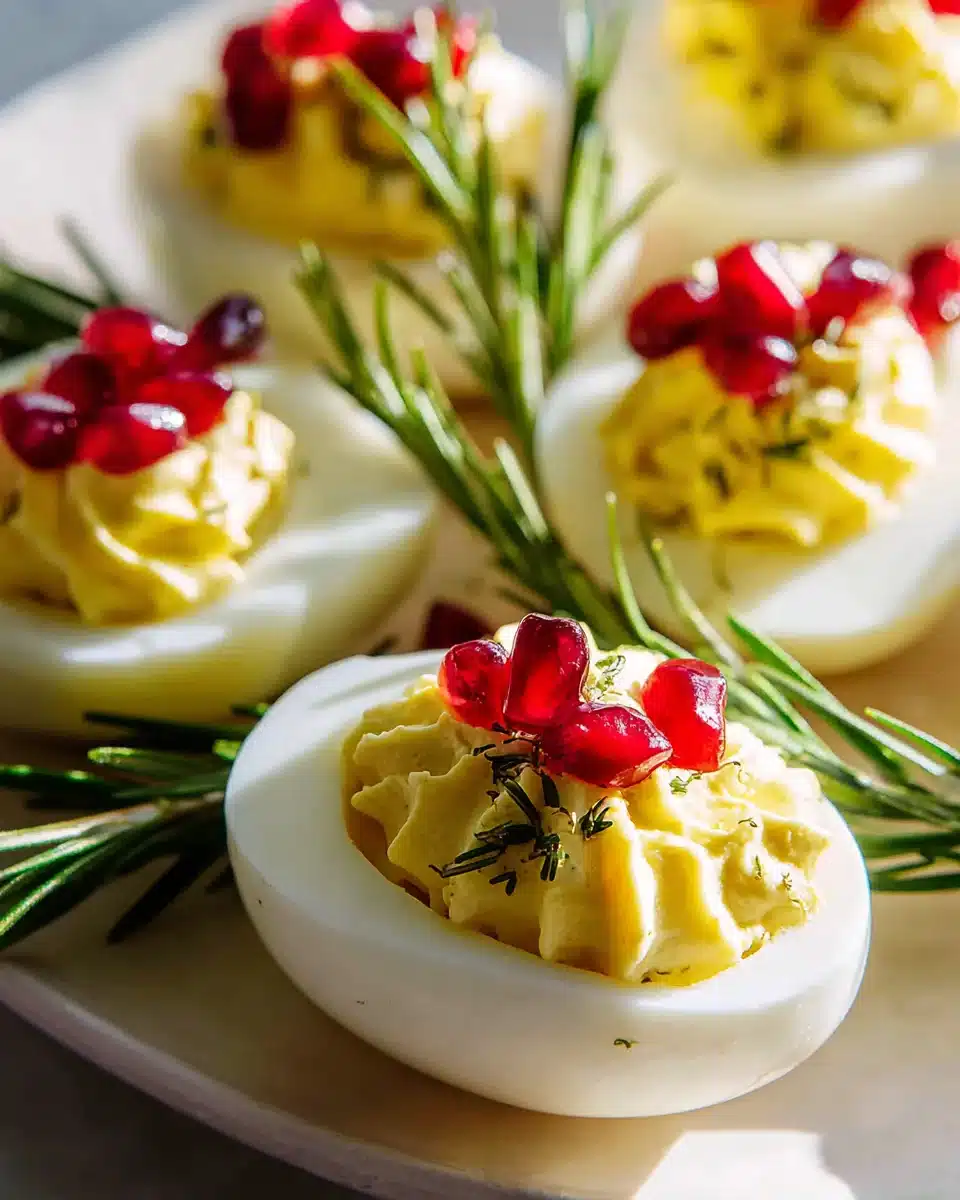 Festliche Deviled Eggs – Leckeres Rezept für die Feiertage! 5 Festliche Deviled Eggs – Leckeres Rezept für die Feiertage!