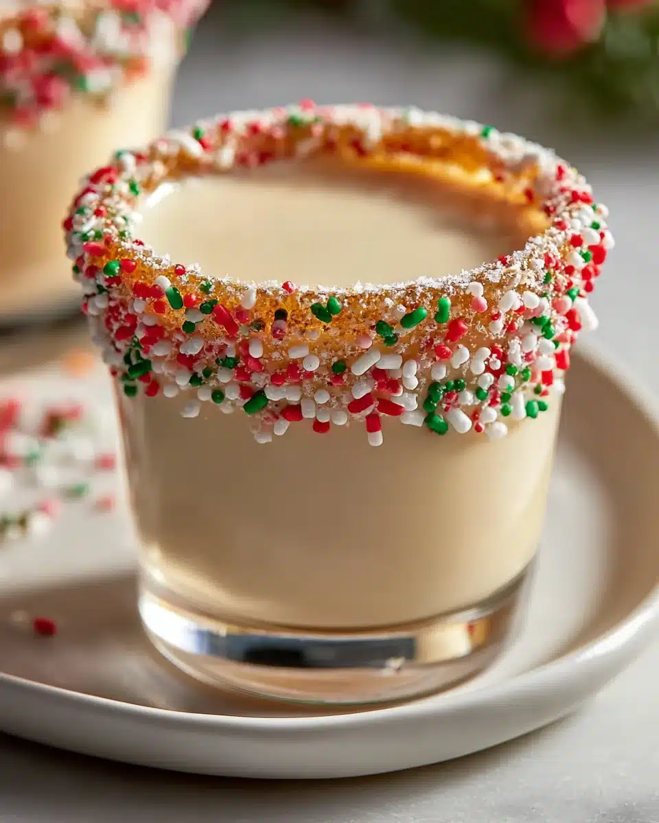 Weihnachts-Zuckerplätzchen-Shots: Fröhlicher Genuss ohne Alkohol!